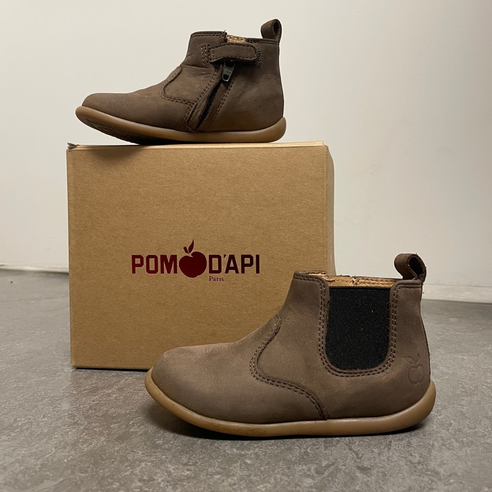 Pom D'Api Toddler Brown Boots